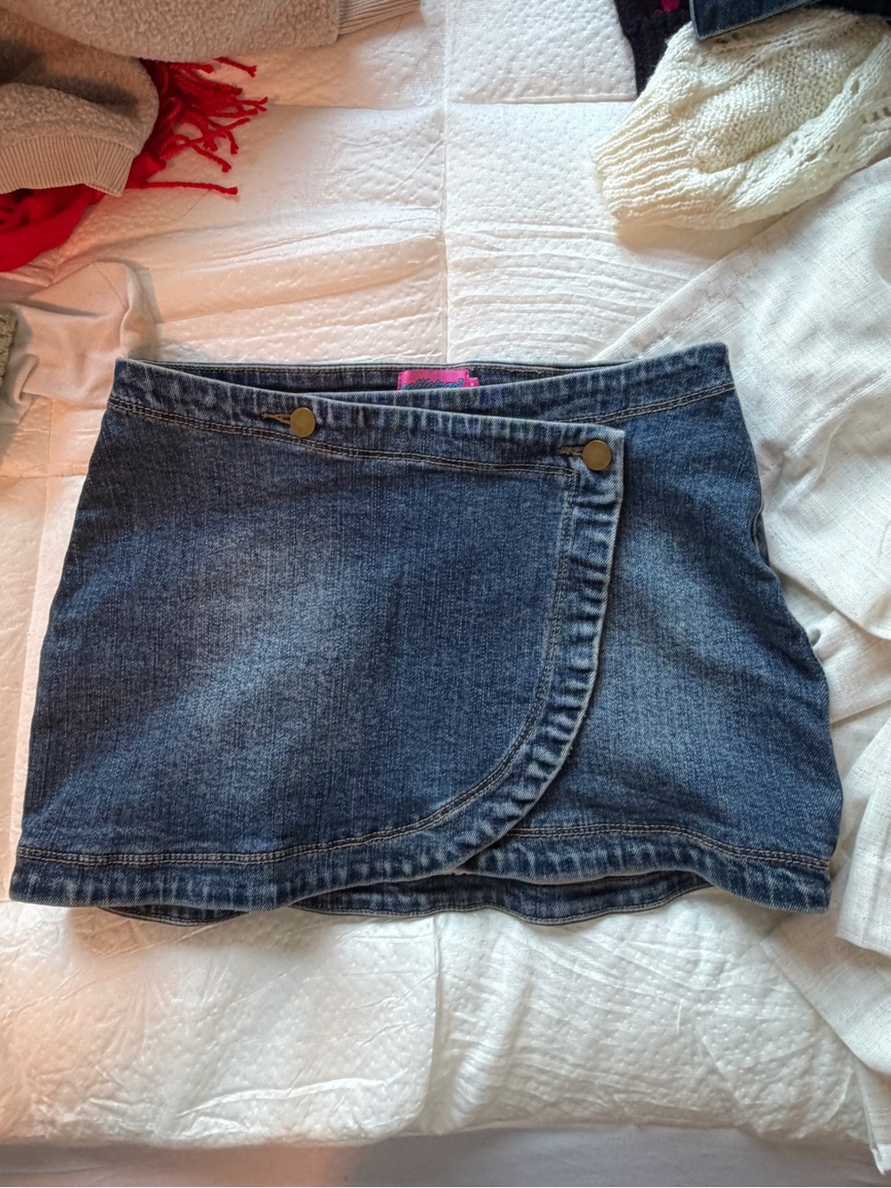 Edikted denim miniskirt - Picture 1 of 3